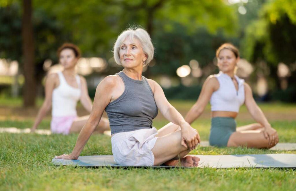 spine twist | sit and twist exercise | torso twist exercise | trunk twist exercise | spine twist pilates yoga