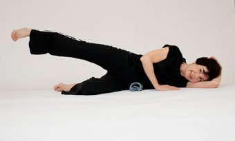 Side-lying Hip Abduction with Knee Flexed