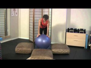 balance ball exercises • 3 variations