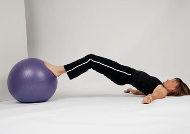 exercise with stability ball