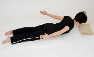 compression fracture exercise - floor m by melioguide physiotherapy