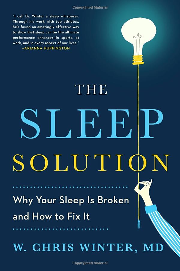 book cover titled sleep solution