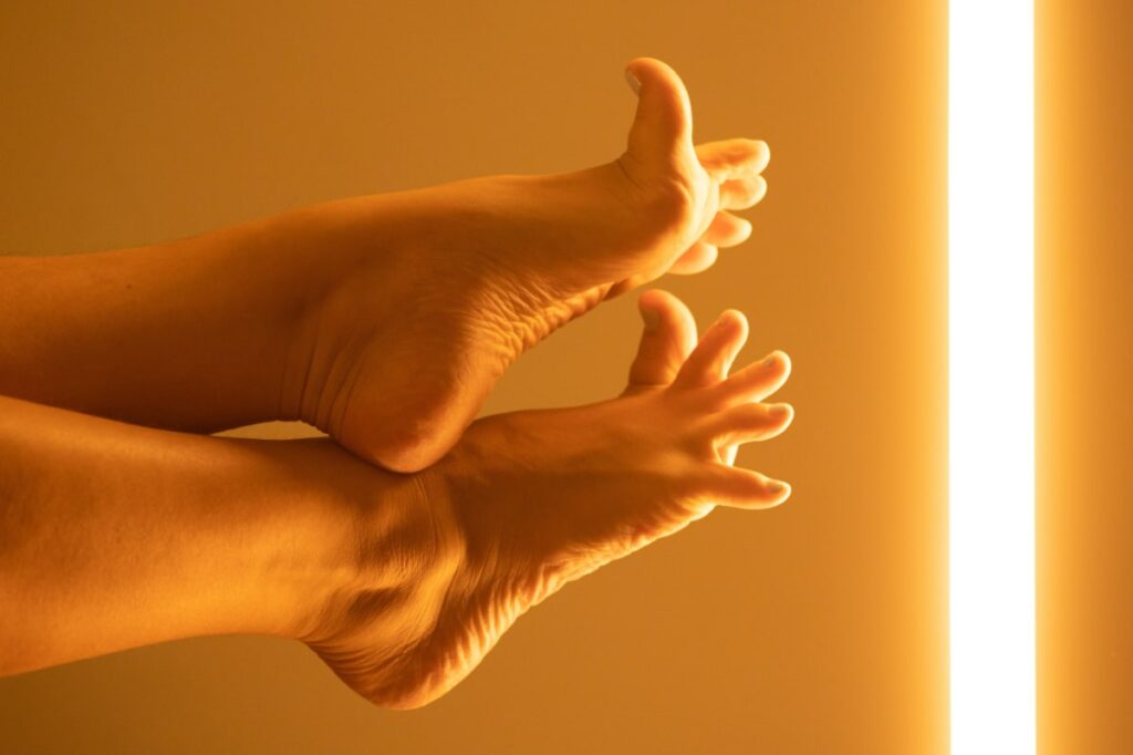 self foot massage