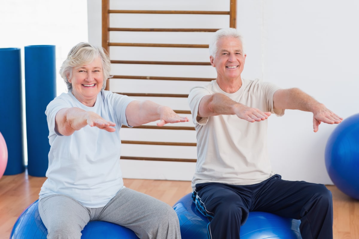 Warm-Up Exercises using a Stability Ball