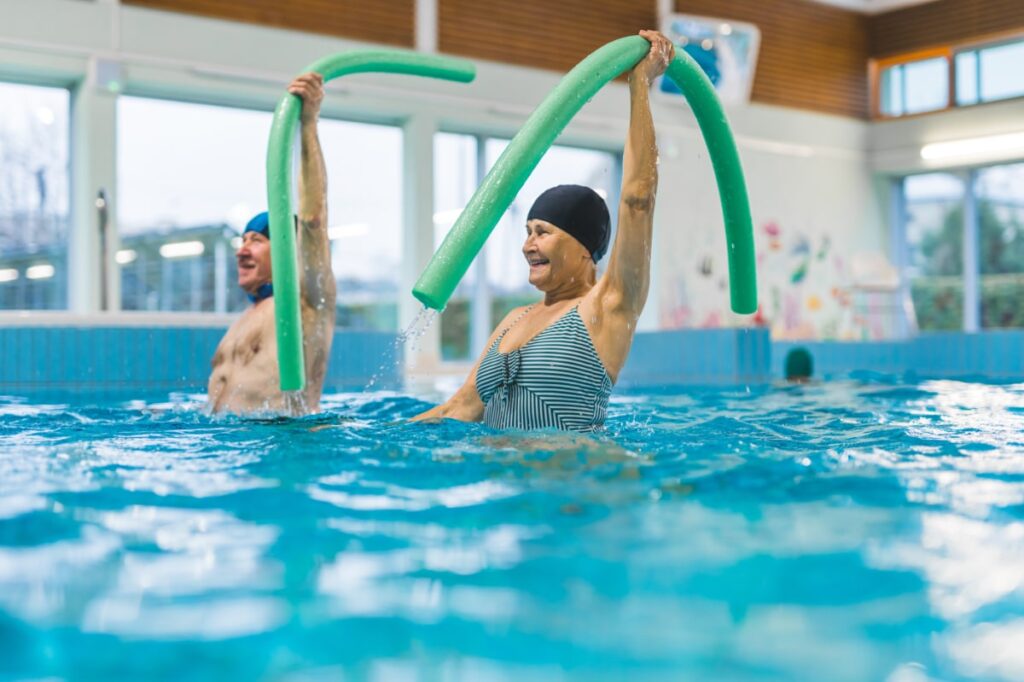 jumping for osteoporosis | aquatic class