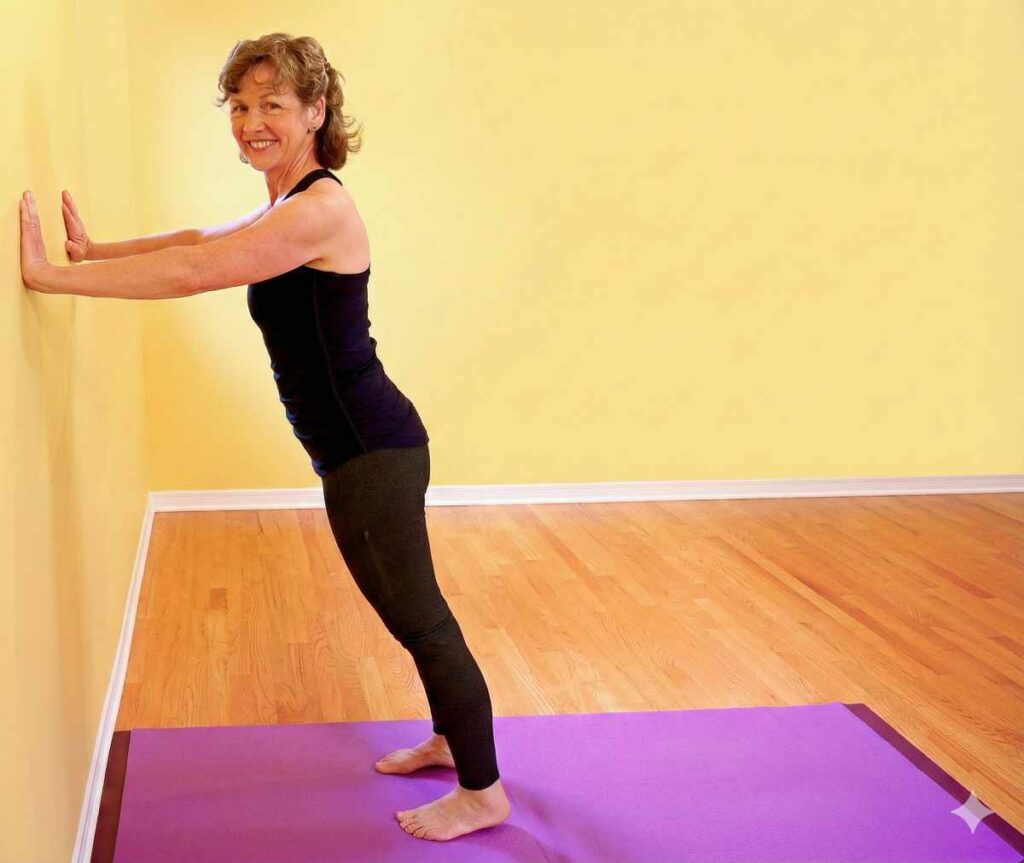 wall push-ups for seniors and beginners