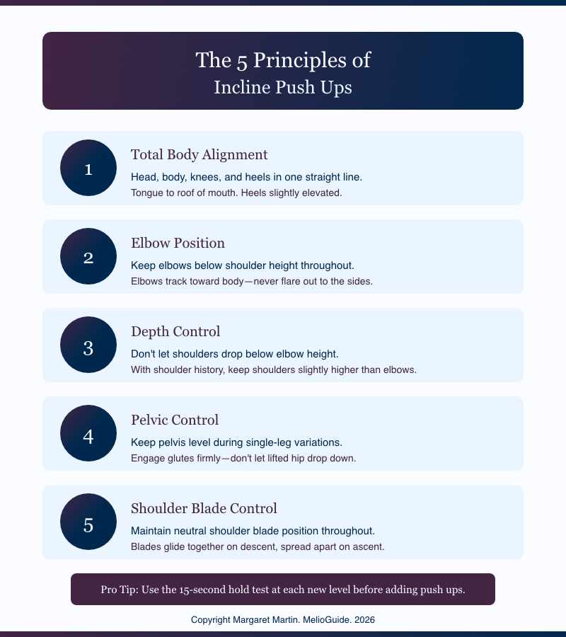 incline push ups five principles