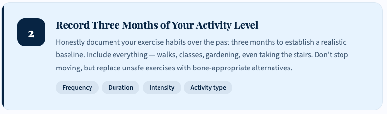 osteoporosis diagnosis step 2