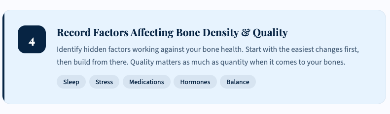 osteoporosis diagnosis step 4